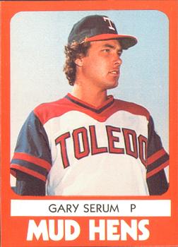 1980 TCMA Toledo Mud Hens #5 Gary Serum Front