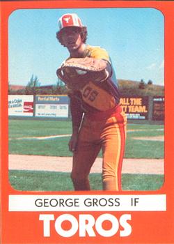 1980 TCMA Tucson Toros #10 George Gross Front