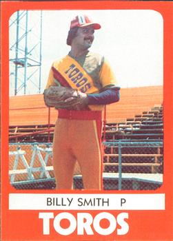 1980 TCMA Tucson Toros #11 Billy Smith Front