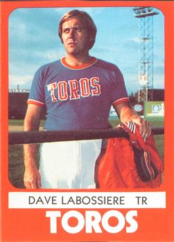 1980 TCMA Tucson Toros #12 Dave LaBossiere Front
