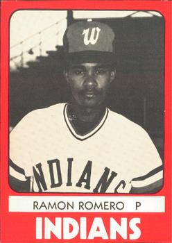 1980 TCMA Waterloo Indians #6 Ramon Romero Front