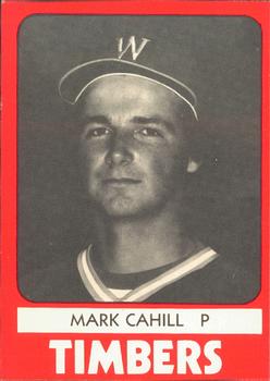 1980 TCMA Wausau Timbers #3 Mark Cahill Front