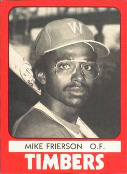 1980 TCMA Wausau Timbers #19 Mike Frierson Front