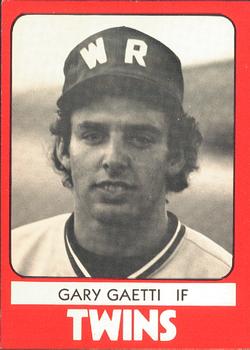 1980 TCMA Wisconsin Rapids Twins #17 Gary Gaetti Front
