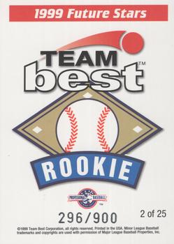1999 Team Best Rookie - 1999 Future Stars #2 Troy Cameron / Luis Rivera Back