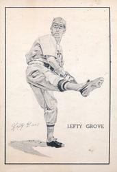 1950-56 Callahan Hall of Fame #NNO Lefty Grove Front