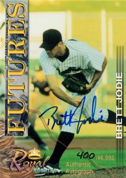 2001 Royal Rookies Futures - Autographs #21 Brett Jodie Front