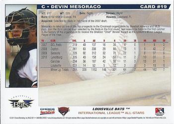 2011 Choice International League All-Stars #19 Devin Mesoraco Back