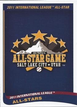 2011 Choice International League All-Stars #01 2011 IL All-Stars Game Cover Card Front