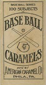 1909-11 American Caramel (E90-1) #NNO Frank Chance Back
