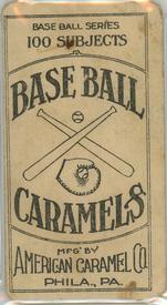 1909-11 American Caramel (E90-1) #NNO Ira Thomas Back