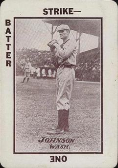 1913 Tom Barker Game WG6 #23 Walter Johnson Front