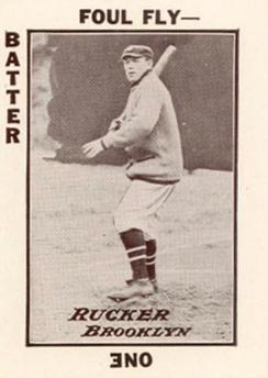 1913 Tom Barker Game WG6 #33 Nap Rucker Front