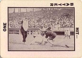 1913 Tom Barker Game WG6 #A6 Sliding Play at Plate, Umpire Left Front