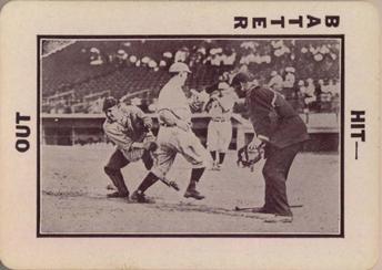 1913 Tom Barker Game WG6 #A8 Play at Plate, Runner Standing Front