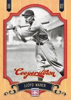 2012 Panini Cooperstown #53 Lloyd Waner Front