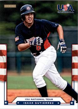 2012 Panini USA Baseball #52 Isaak Gutierrez Front