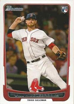 2012 Bowman Draft Picks & Prospects #40 Will Middlebrooks Front