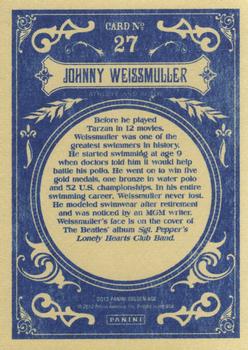 2012 Panini Golden Age #27 Johnny Weissmuller Back