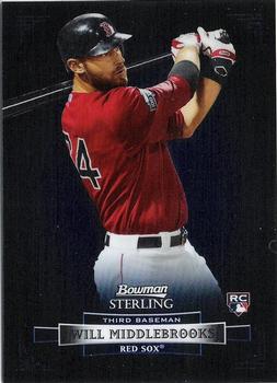 2012 Bowman Sterling #50 Will Middlebrooks Front
