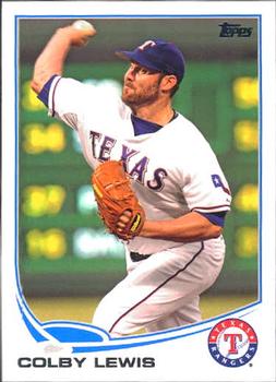 2013 Topps #248 Colby Lewis Front