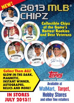 2013 Topps #NNO MLB Chipz / Big League Minis Ad Front
