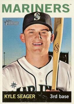 2013 Topps Heritage #209 Kyle Seager Front