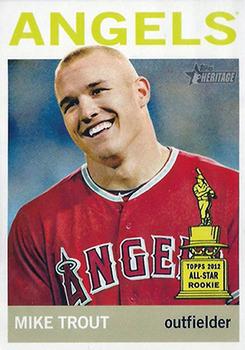 2013 Topps Heritage #430 Mike Trout Front