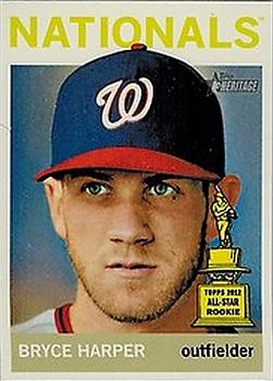 2013 Topps Heritage #440 Bryce Harper Front