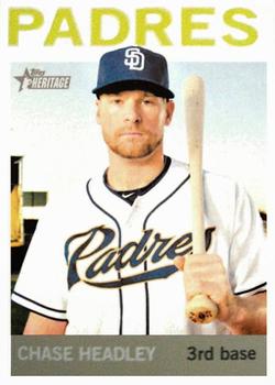 2013 Topps Heritage #467 Chase Headley Front
