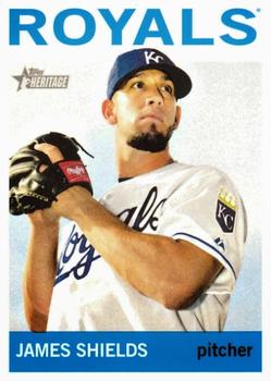 2013 Topps Heritage #483 James Shields Front