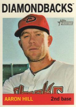 2013 Topps Heritage #489 Aaron Hill Front