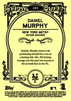2013 Topps Gypsy Queen #283 Daniel Murphy Back