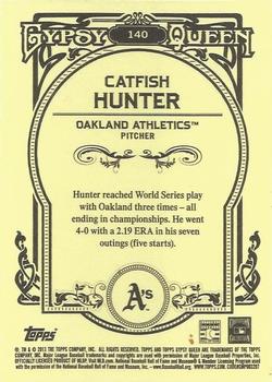 2013 Topps Gypsy Queen #140 Catfish Hunter Back