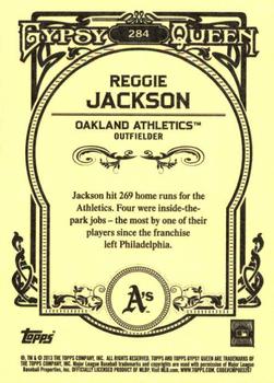 2013 Topps Gypsy Queen #284 Reggie Jackson Back