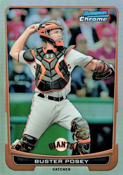 2012 Bowman Chrome - Refractors #3 Buster Posey Front