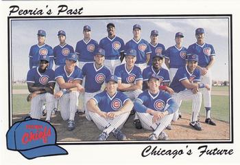 1989 Peoria Chiefs #14 Team Photo Front