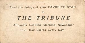 1916 Sporting News (M101-4) #157 Everett Scott Back