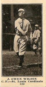 1916 Sporting News (M101-4) #192 J. Owen Wilson Front
