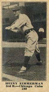 1916 Sporting News (M101-4) #199 Heinie Zimmerman Front