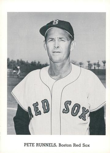 1962 Jay Publishing Boston Red Sox 5x7 Photos (Set A) #NNO Pete Runnels Front