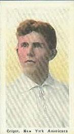 1910-11 Sporting Life M116 #NNO Lou Criger Front
