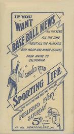 1910-11 Sporting Life M116 #NNO Earl Moore Back