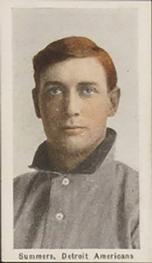 1910-11 Sporting Life M116 #NNO Ed Summers Front
