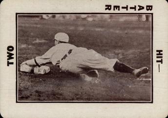1913 National Game WG5 #NNO Runner sliding, hugging base Front