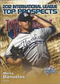 2012 Choice International League Top Prospects #3 Manny Banuelos Front