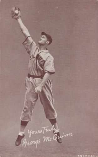 1939-46 Exhibits Salutation (W462) #NNO George McQuinn Front