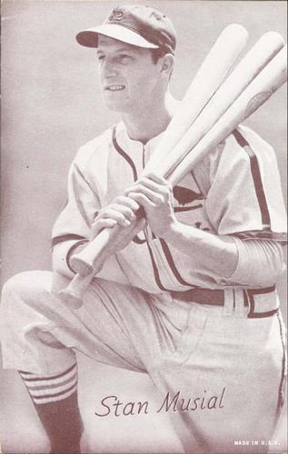 1947-66 Exhibits (W461) #NNO Stan Musial Front