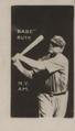 1921 W-UNC Self-Developing Strip Cards #NNO Babe Ruth Front