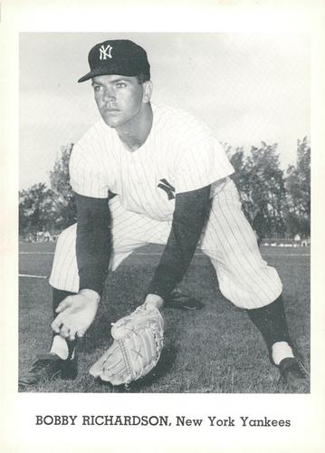1962 Jay Publishing New York Yankees 5x7 Photos #NNO Bobby Richardson Front